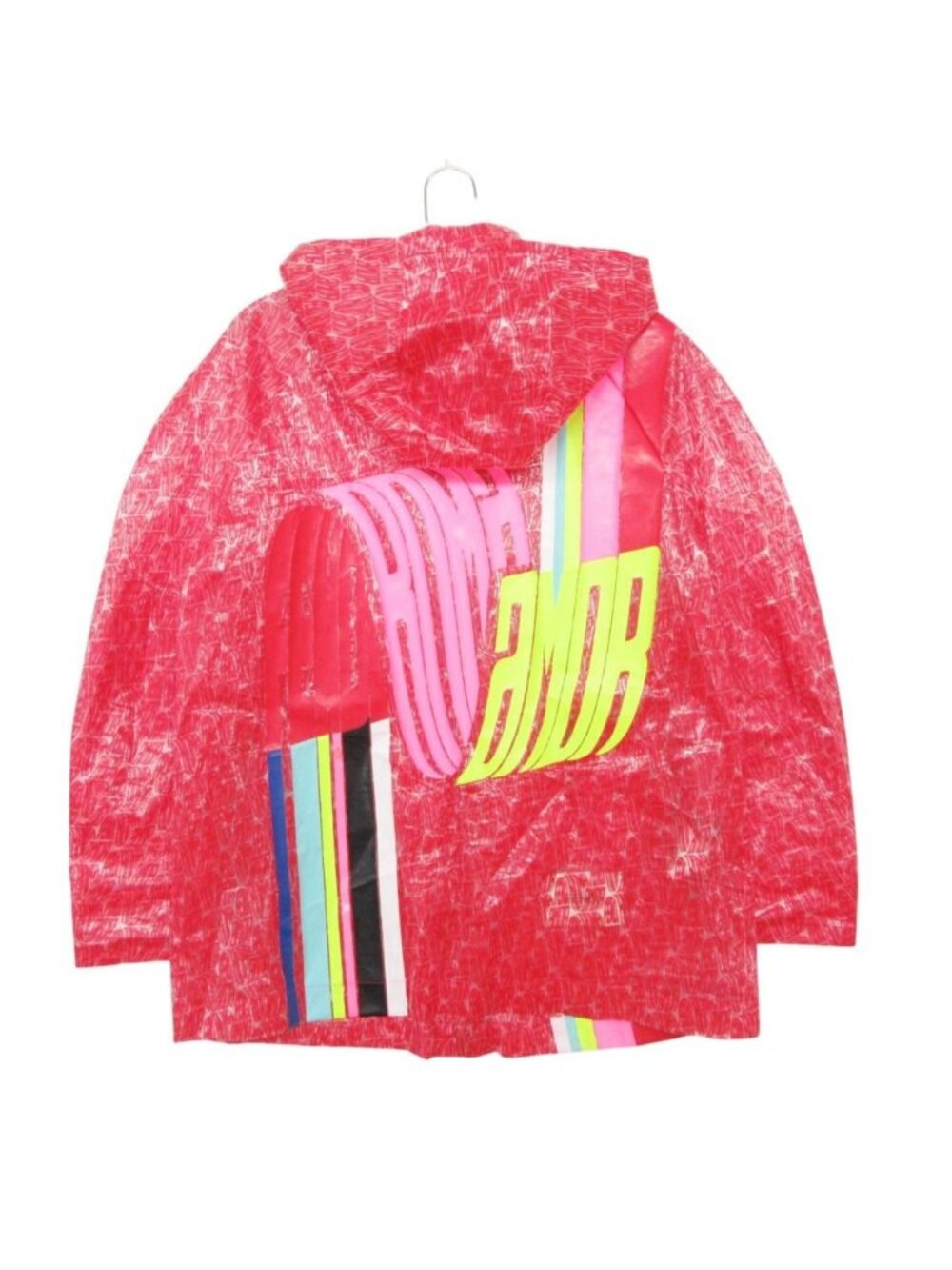 Fendi Jacket Hooded Rain Coat Sheer Hoodie Zip Up Logo Giacca Roma Amor Wave